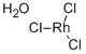 塩化ロジウム三水和物 化学構造式