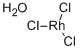 Rhodium chloride trihydrate Structure