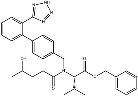 4-Hydroxy Valsartan Benzyl Ester Structure