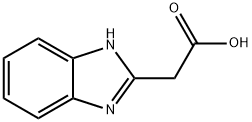 苯并咪唑-2-乙酸 结构式