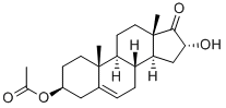 3-Hydroxy-deoxyandrost-5-ene-17-one-3-acetate Structure