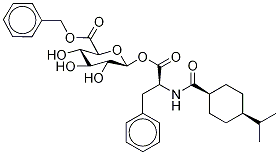 ent-Nateglinide Acyl-β-D-glucuronide Benzyl Ester, 1357003-01-0, 结构式