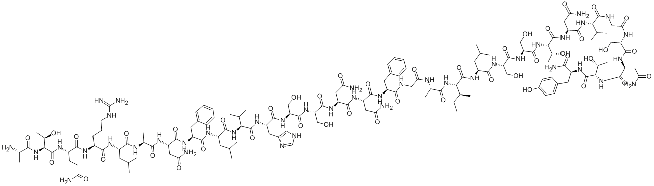 AMYLIN (8-37) (HUMAN) Structure