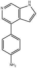 BenzenaMine, 4-(1H-pyrrolo[2,3-c]pyridin-4-yl)- Structure