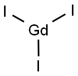 GADOLINIUM IODIDE Structure