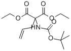 DIETHYL 2-ALLYL-2-(TERT-BUTOXYCARBONYLAMINO)MALONATE Structure