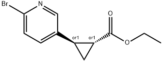 1357247-47-2 (trans)-Ethyl-2-(6-bromopyridin-3-yl)cyclopropanecarboxylate