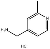 (2-メチルピリジン-4-イル)メタンアミン二塩酸塩 化学構造式