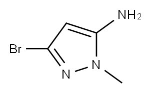 5-氨基-3-溴-1-甲基吡唑, 1357471-14-7, 结构式