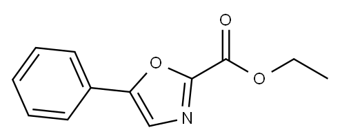 Ethyl 5-phenyloxazole-2-carboxylate Structure
