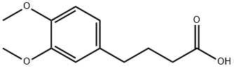4-(3,4-二甲氧苯基)丁酸,13575-74-1,结构式