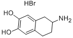 6-aminotetralin-2,3-diol 结构式
