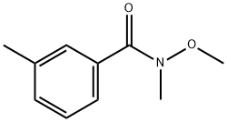 3,N-DIMETHYL-N-METHOXYBENZAMIDE, 135754-82-4, 结构式