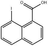 8-ヨード-1-ナフトエ酸 化学構造式