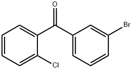 3-ブロモ-2'-クロロベンゾフェノン 化学構造式