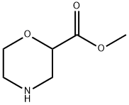 2-モルホリンカルボン酸メチル 化学構造式