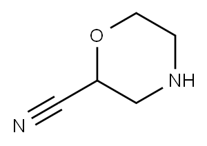 Morpholine-2-carbonitrile Structure