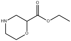2-モルホリンカルボン酸エチルエステル 化学構造式