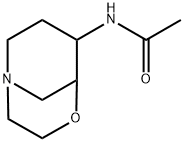 Acetamide,  N-(4-oxa-1-azabicyclo[3.3.1]non-6-yl)-  (9CI) Structure