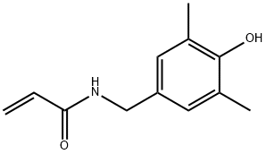 N-(4-Hydroxy-3,5-dimethylbenzyl)acrylamide 结构式