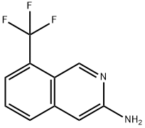 8-(trifluoroMethyl)isoquinolin-3-aMine Structure
