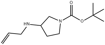 tert-butyl 3-(allylaMino)pyrrolidine-1-carboxylate Structure