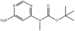tert-butyl(6-aMinopyriMidin-4-yl)(Methyl)carbaMate Struktur