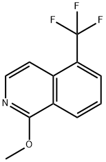 5-(trifluoroMethyl)-1-Methoxyisoquinoline Struktur