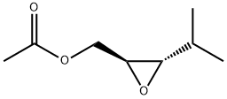 Oxiranemethanol,3-(1-methylethyl)-,acetate,(2S-trans)-(9CI) Structure