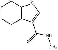4,5,6,7-TETRAHYDRO-1-BENZOTHIOPHENE-3-CARBOHYDRAZIDE Struktur