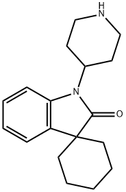 1-(哌啶-4-基)螺[环己烷-1,3-吲哚啉]-2-酮, 1358667-64-7, 结构式
