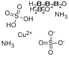 硫酸銅アンモニウム複塩・６水和物  化学構造式
