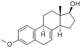 3-甲氧基-17b-羟基-1,3,5(10),8(9)-雌甾四烯, 13587-68-3, 结构式