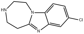 1H-[1,4]Diazepino[1,7-a]benziMidazole, 8-chloro-2,3,4,5-tetrahydro- Struktur