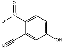2-硝基-5-羟基苯甲腈,13589-74-7,结构式