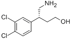 (R) (+) DICHLOROPHENYL AMINO ALCOHOL Struktur