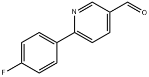 6-(4-FLUORO-PHENYL)-PYRIDINE-3-CARBALDEHYDE Struktur