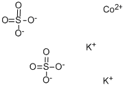 硫酸コバルト（II）カリウム  化学構造式