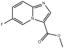 IMidazo[1,2-a]pyridine-3-carboxylic acid, 6-fluoro-, Methyl ester Struktur