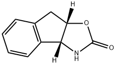 (3AR,8AS)-3,3A,8,8A-テトラヒドロ-2H-インデノ[1,2-D]オキサゾ-ル-2-オン 化学構造式