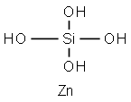 硅酸锌(1:2), 13597-65-4, 结构式