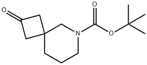 2-オキソ-6-アザスピロ[3.5]ノナン-6-カルボン酸TERT-ブチル 化学構造式