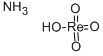 Ammonium perrhenate Struktur