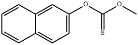Thiocarbonic acid methyl 2-naphtyl ester 结构式
