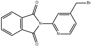 4-BROMOMETHYL-2-PHTHALIMIDO-PYRIDINE Structure