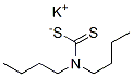 N,N-ジブチルジチオカルバミド酸カリウム 化学構造式