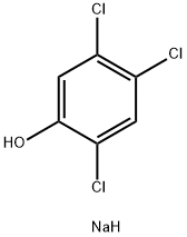 2,4,5-三氯苯酚钠 结构式