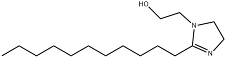 1-(2-ヒドロキシエチル)-2-ウンデシル-2-イミダゾリン 化学構造式
