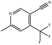 6-甲基-4-三氟甲基烟腈 结构式