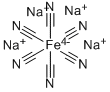 Sodium ferrocyanide Struktur